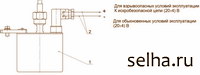 Схема электрическая соединений датчиков давления ДД-304-И и перепада давлений ДД-304-Д