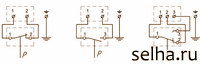 Схема электрическая соединений реле давления РД-323...РД-327